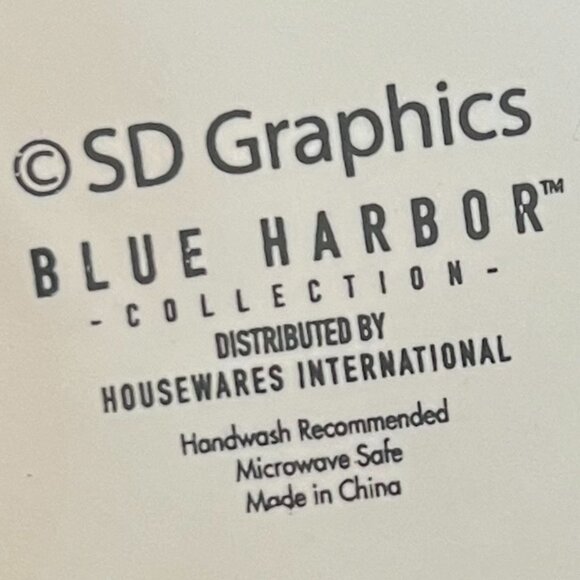 Blue Harbor NEW YORK CITY Landmark Souvenir Oversized Mug ~ SD GRAPHICS - Picture 13 of 13